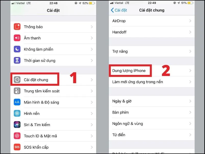 Cách làm sạch rác cho iPhone nhanh chóng