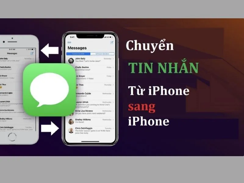 Cách đồng bộ tin nhắn giữa 2 iPhone