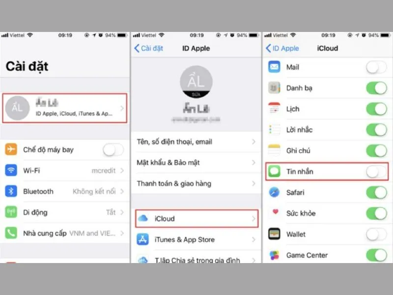 Cách đồng bộ tin nhắn giữa 2 iPhone
