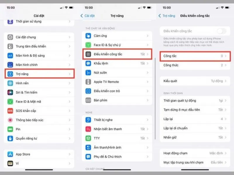 Cách dùng Auto click trên iPhone trong cài đặt