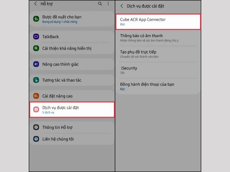 Cách ghi âm cuộc gọi zalo - Bật cube ACR App Connector
