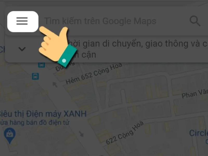 Cách ghim vị trí trên google map iphone