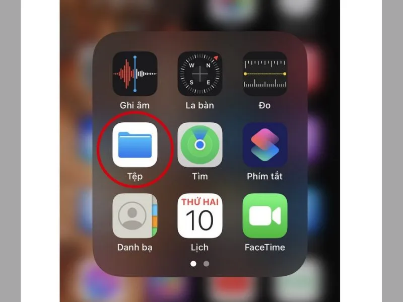 Ứng dụng tệp giúp quản lý file nén trên iPhone