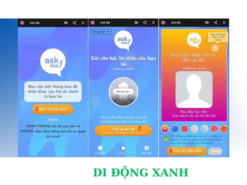 cach gui tin nhan an danh bang ask me