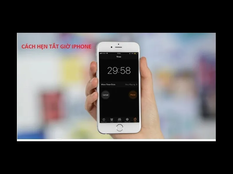 Tìm hiểu cách hẹn giờ tắt điện thoại iPhone 