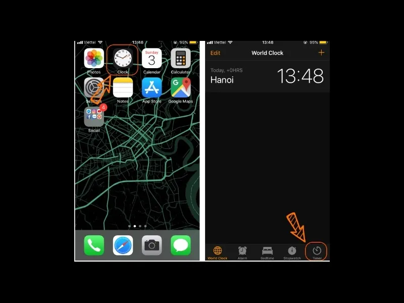 Cách hẹn giờ tắt điện thoại iPhone bằng phần mềm Timer