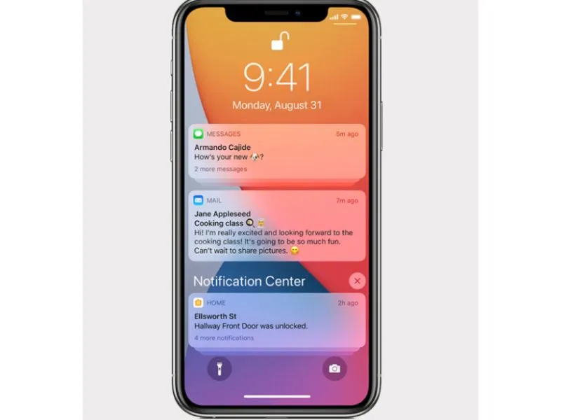 Cách hiển thị thông báo trên màn hình khóa iPhone