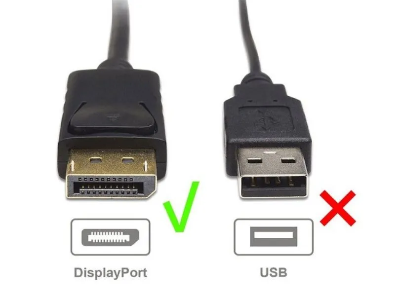 Cách kết nối máy chiếu với máy tính của bạn thông qua cổng DisplayPort