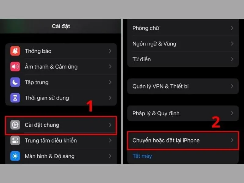 Đặt lại tất cả cài đặt là cách khắc phục lỗi Panic Full iPhone