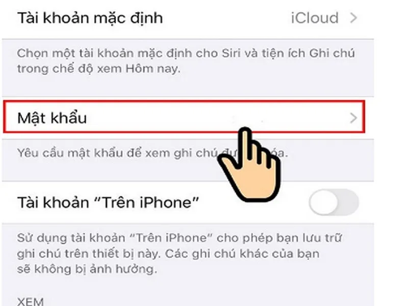 Thiết lập mật khẩu để hoàn tất cách khóa trên iPhone