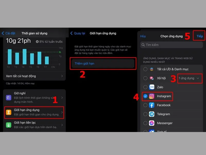 Cách khóa Instagram trên iPhone