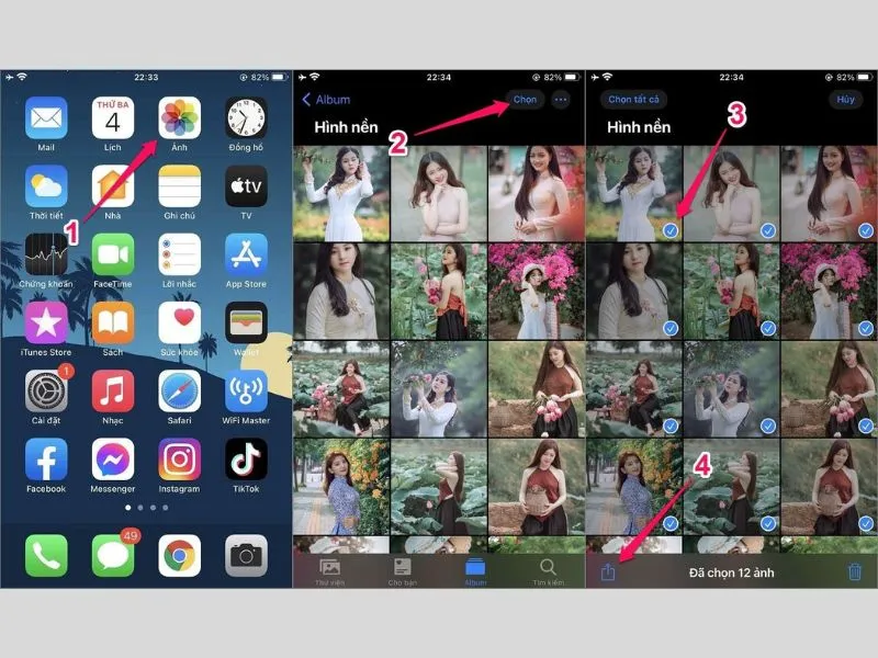 Hướng dẫn cách khoá ứng dụng ảnh trên iPhone