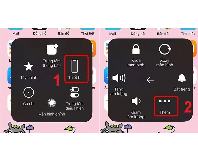 Cửa sổ nút Home ảo trên iPhone