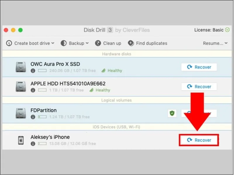 lấy ảnh đã xóa vĩnh viễn trên iphone