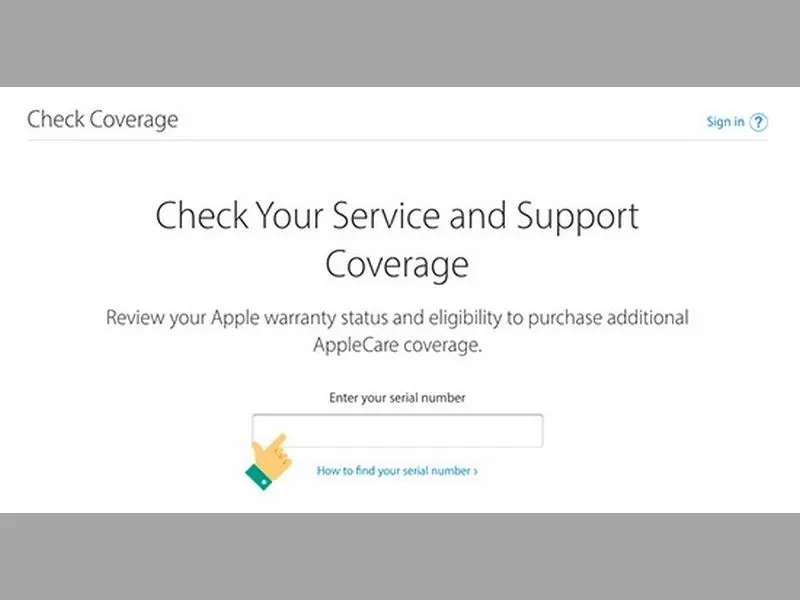 Giao diện trang hỗ trợ của apple