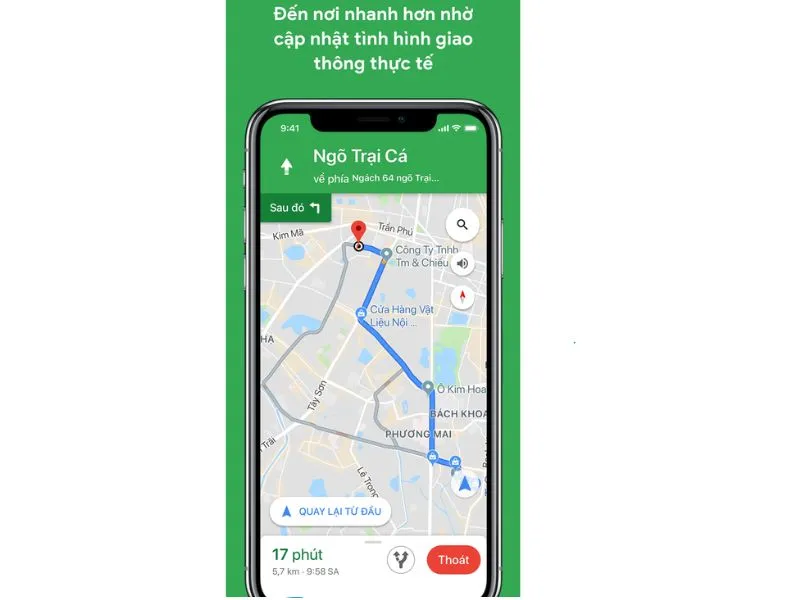 Cách kiểm tra tốc độ lái xe bằng điện thoại với Google Maps