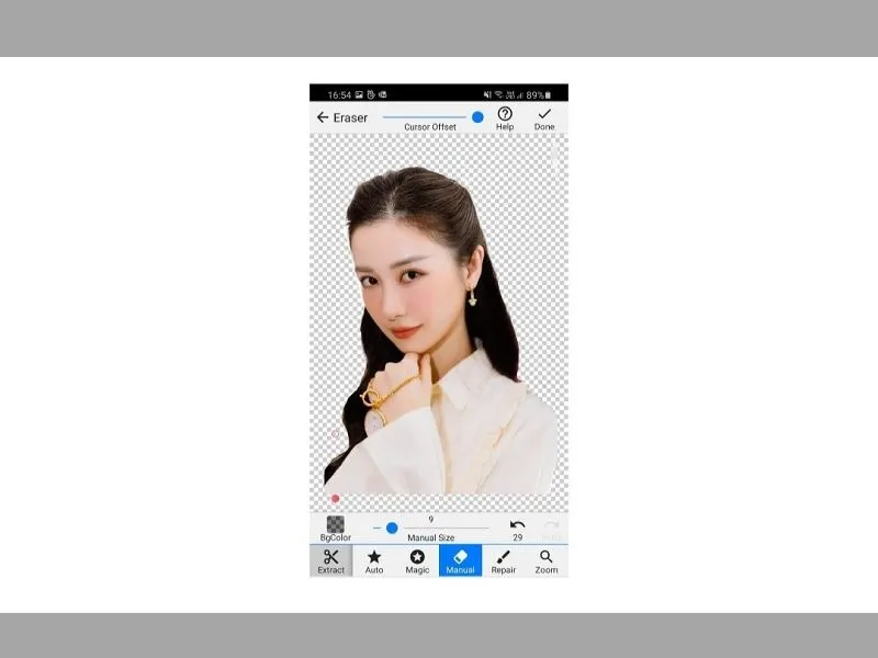 Hoàn tất bằng việc nhấn nút Done