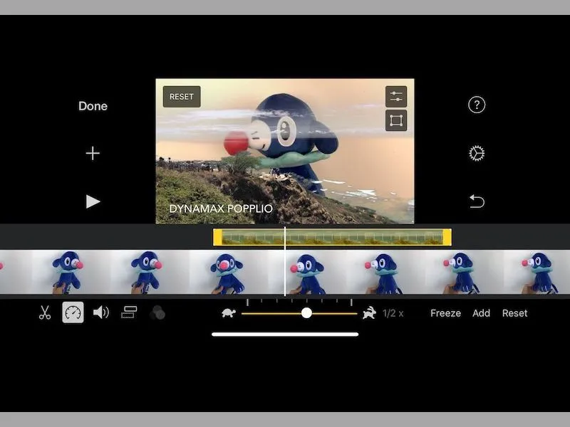 Chỉnh hiệu ứng video bằng iMovie