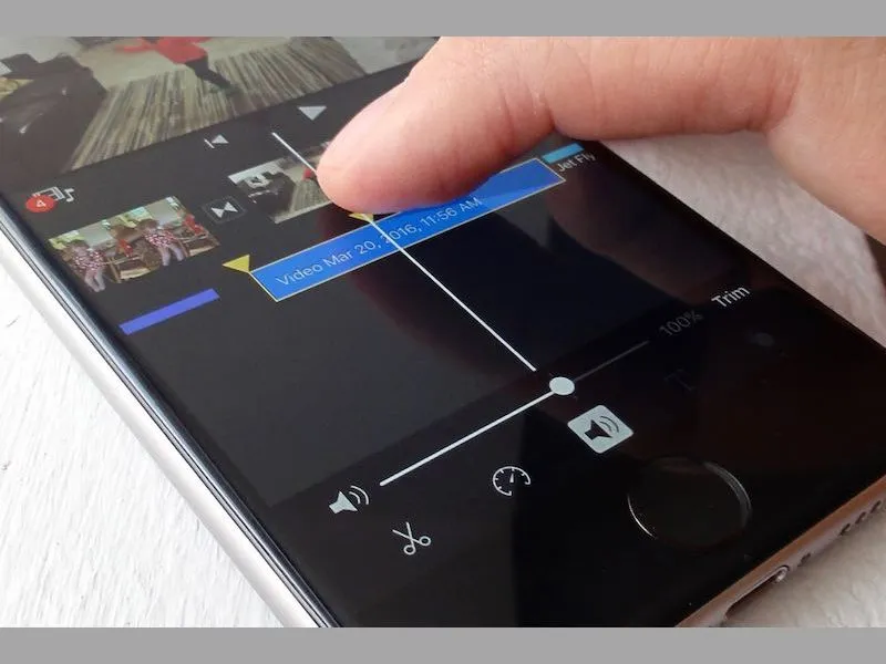 cách làm video ảnh trên iphone và điều chỉnh tốc độ video bằng iMovie