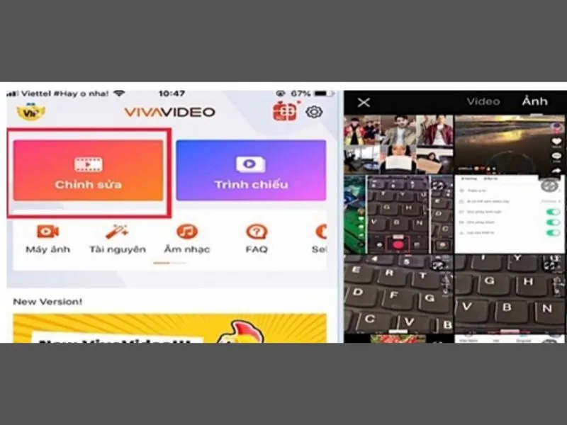 Cách làm video tiktok trên iphone bằng Vivavideo