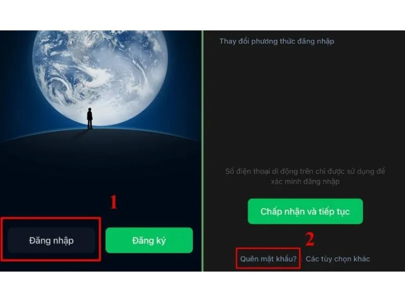 cach lay lai mat khau wechat tren dien thoai bang email