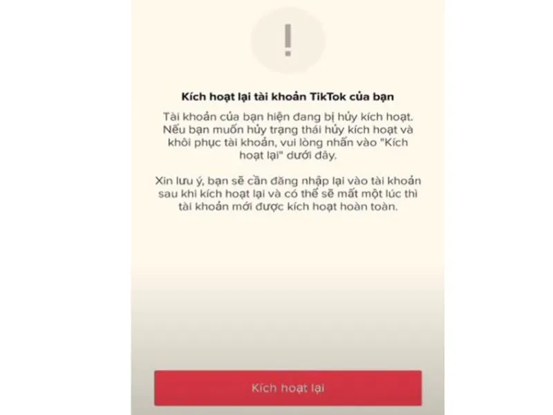 cách lấy lại tài khoản tiktok bằng id đơn giản