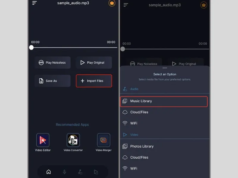 Cách lọc tạp âm video trên iPhone bằng app