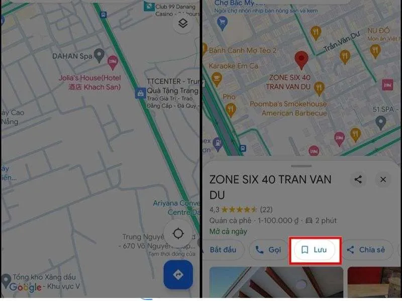 Mở giao diện Google Maps để thực hiện cách lưu địa điểm bằng Emoji trên Google Maps
