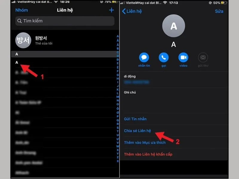2 cách lưu số điện thoại vào Sim trên iPhone