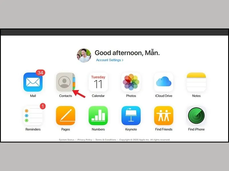 Chọn danh bạ - Cách lưu số điện thoại vào Sim trên iPhone
