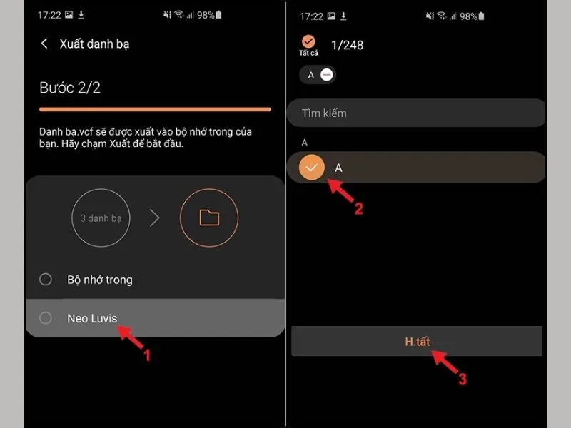 Hoàn tất Cách lưu số điện thoại vào Sim trên iPhone