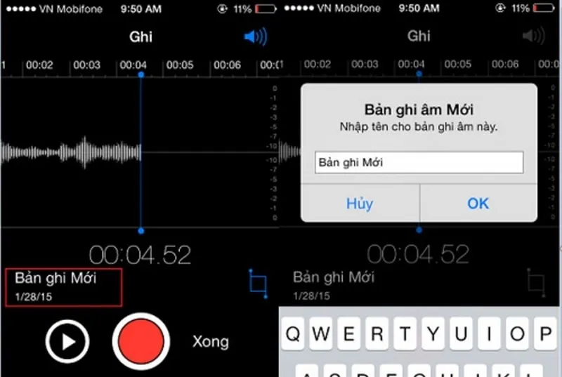 cách mở ghi âm trên iphone đơn giản