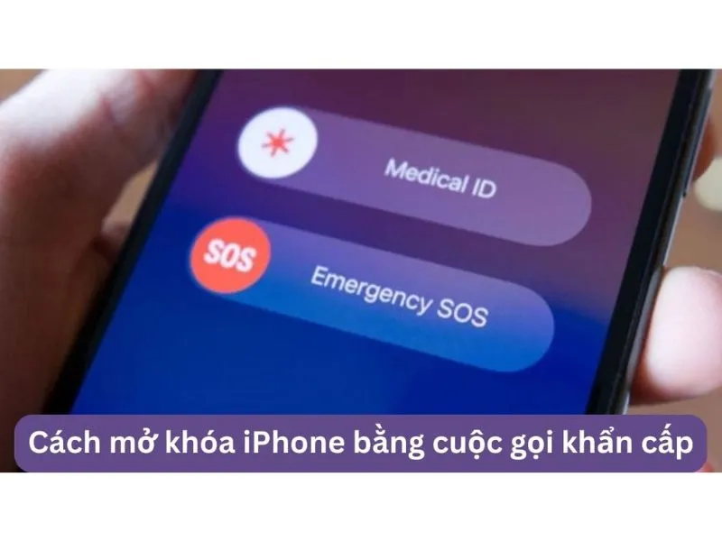 Cách mở khoá iPhone bằng cuộc gọi khẩn cấp