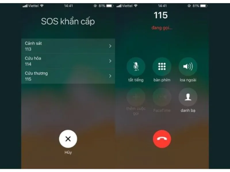 Cách mở khoá iPhone bằng cuộc gọi khẩn cấp qua các số trên