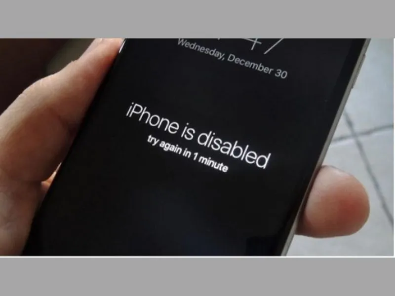 Cách phá mật khẩu iPhone khi bị vô hiệu hóa