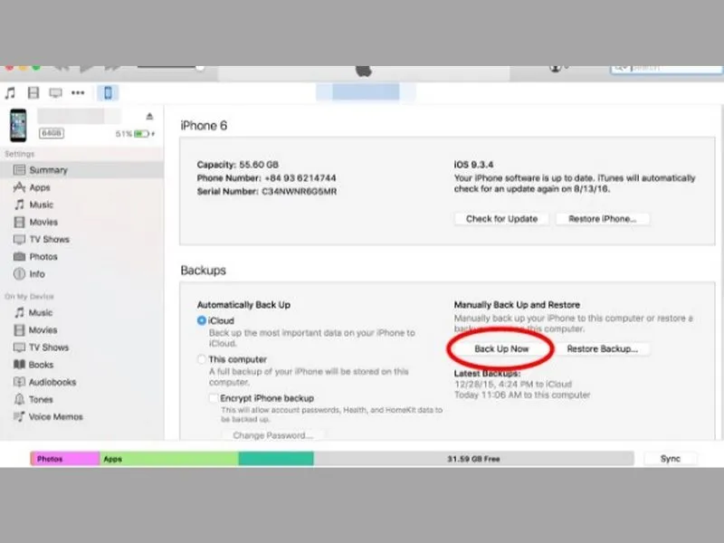 Cách phá mật khẩu iPhone khi bị vô hiệu hóa trên máy tính