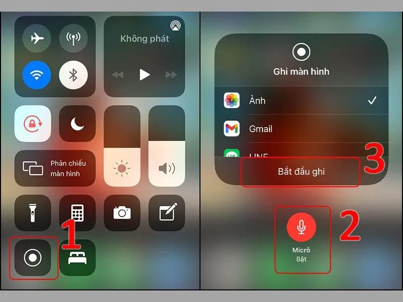 Bật chế độ thu âm thanh ngoài khi quay màn hình trên iPhone 11 Pro Max