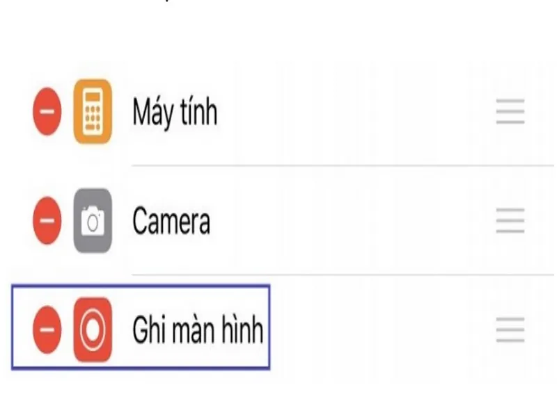 Cách quay và chụp màn hình iphone 13 Pro Max trong trình điều khiển