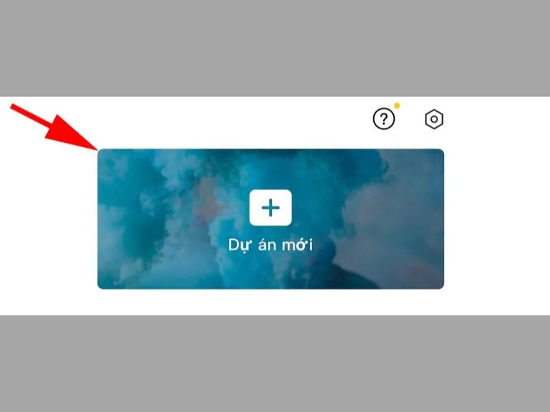 Cách sử dụng capcut làm video iphone - Tạo một Video mới từ giao diện chính