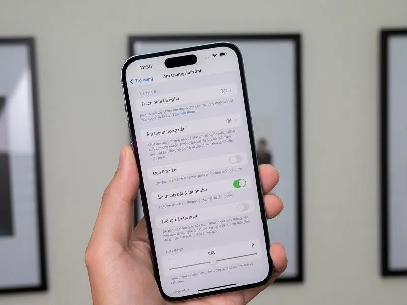 Bật âm thanh khởi động cho iPhone 14 Pro Max