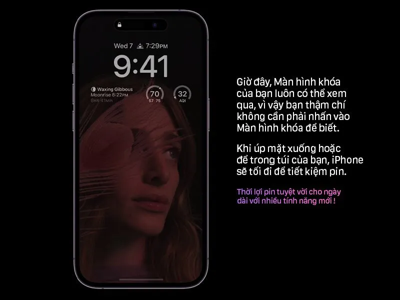 Tắt màn hình luôn bật - Cách sử dụng iPhone 14 Pro Max