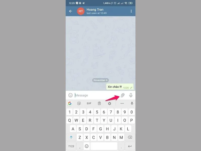 Nhắn tin trò chuyện trên Telegram