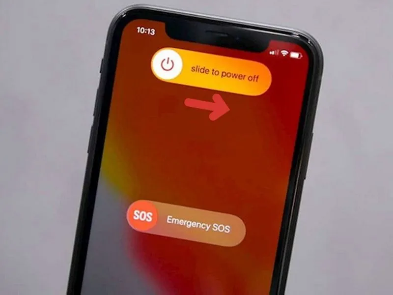 khoi dong lai iphone khi imessage is signed out