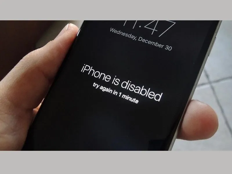 Cách sửa lỗi iPhone bị vô hiệu hóa