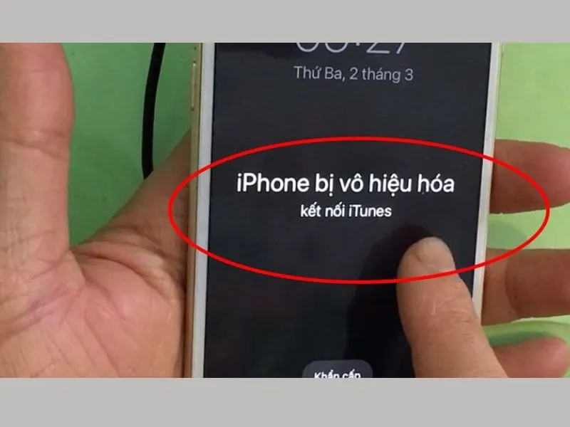 Cách sửa lỗi iPhone bị vô hiệu hóa kết nối iTunes