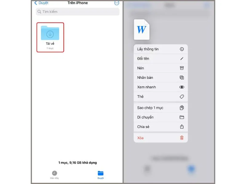 cach tai file tu google drive ve iphone nhanh chong