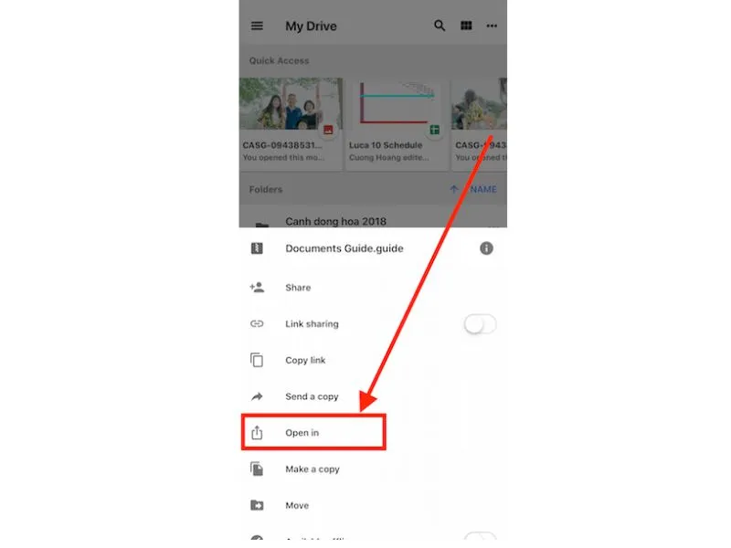 chi tiet thuc hien tai file tu google drive