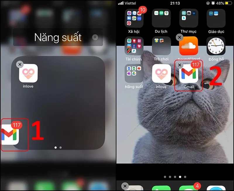 Cách tạo thư mục trên màn hình điện thoại iphone siêu dễ