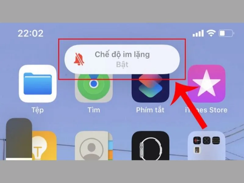 Biểu tượng chế độ yên lặng 