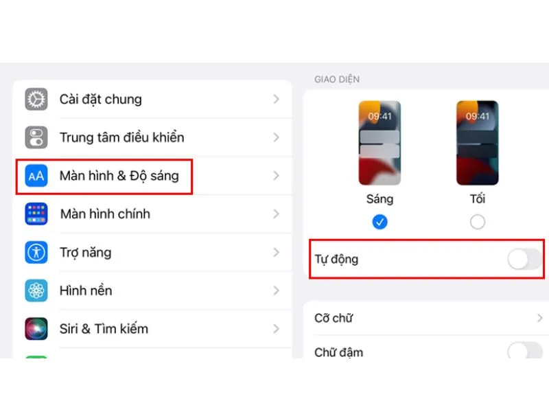 Cách tắt ánh sáng xanh trên iPhone qua Trung tâm điều khiển
